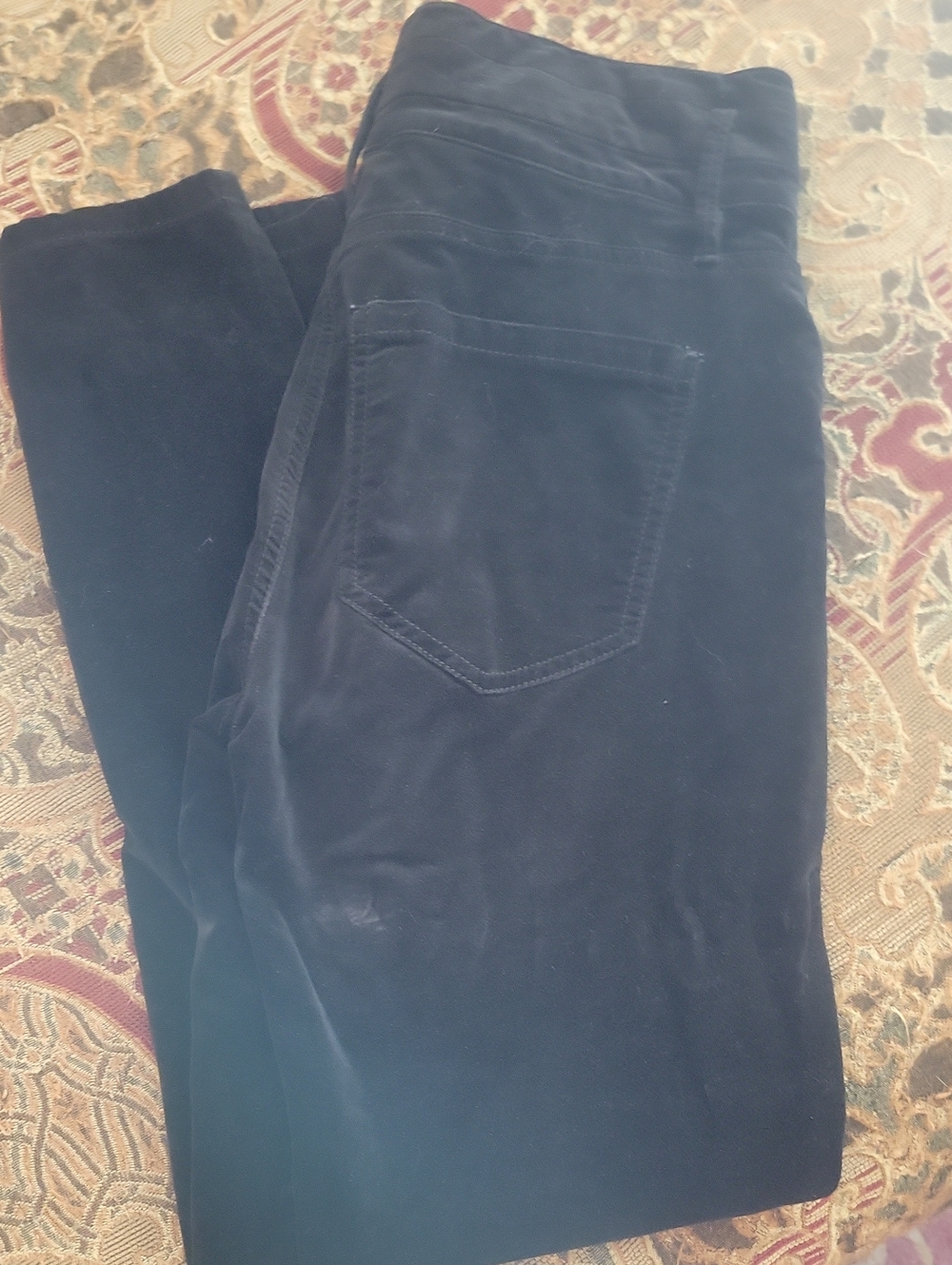 Black Velvet Pants